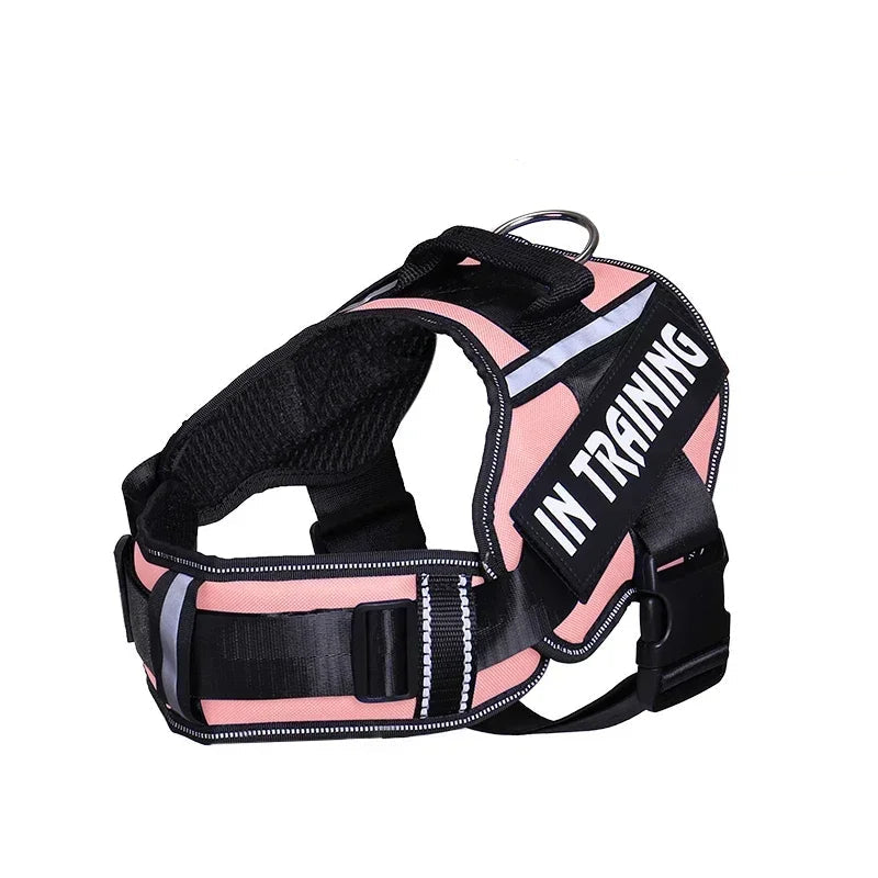 Personalized No Pull Dog Harness - Custom Printed Name Patch & Phone Number