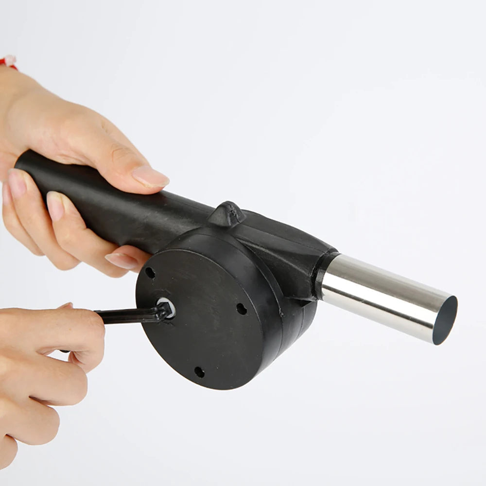 Portable BBQ Fan – Camping & Picnic Barbecue Accessory for Fast, Effortless Fire Starting & Grilling