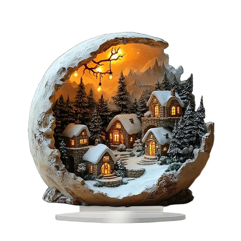 Solmara Christmas Decoration | Boho Style | Acrylic Decorative Figure | 23 × 20 cm