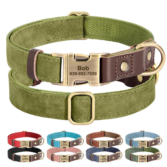 Personalized Dog Collar with Name and Phone Number