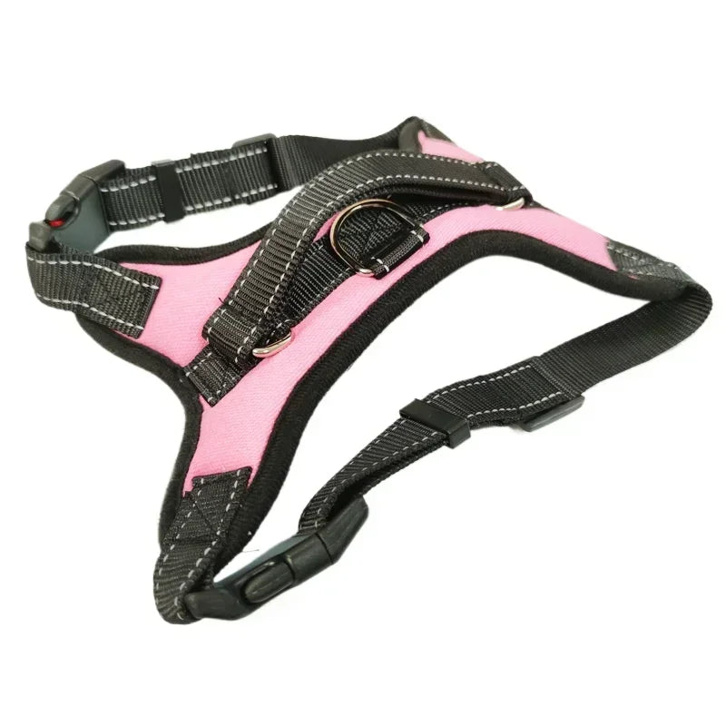 Adjustable Dog Harness – Durable Nylon No-Pull