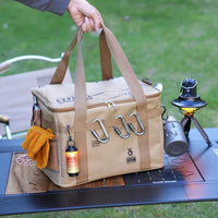 42L Tactical Insulated Camping Storage Bag – Waterproof Folding Picnic Box & Outdoor Gear Organizer for Field & Expedition Use