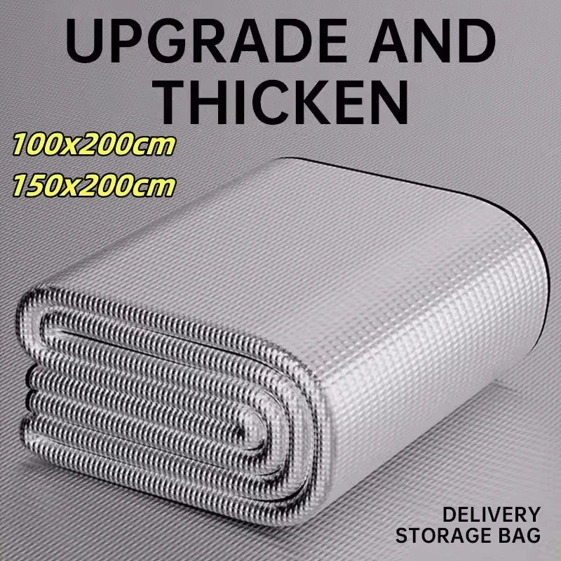 Ultralight Thermal Camping Mat – Waterproof Foam Foil Insulation Sleeping Pad & Tent Footprint with Heat Reflecting Technology