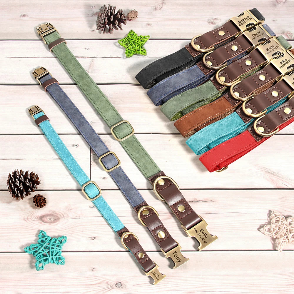 Personalized Dog Collar with Name and Phone Number