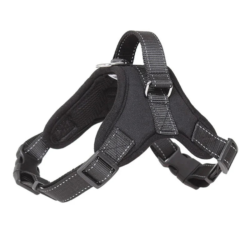 Adjustable Dog Harness – Durable Nylon No-Pull