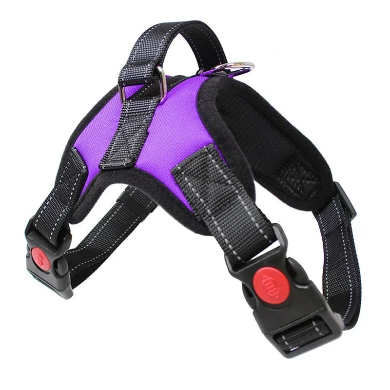 Adjustable Dog Harness – Durable Nylon No-Pull