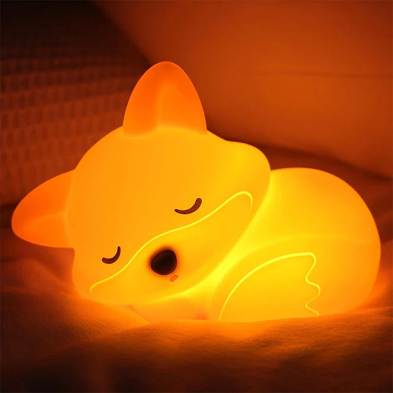 LumiFox Silicone Night Light