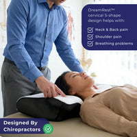 AuraNeck Ergonomic Memory Foam Pillow