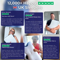 AuraNeck Ergonomic Memory Foam Pillow