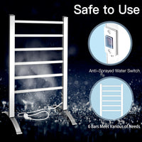 Towel Warmer Electric Heated Towel Dryer Rack Heater - WarehousesChoice