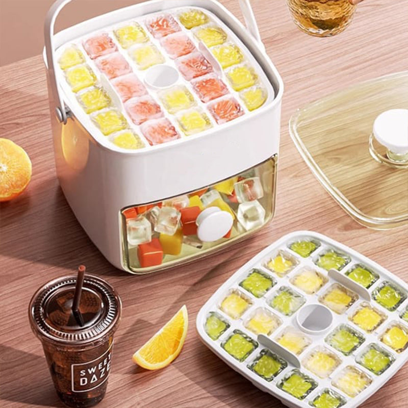 FrostaPress Pro 2-Stage Push-In Ice Cube Tray