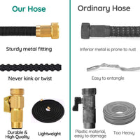 HydraFlex Pro 100FT – Expandable Garden Water Hose