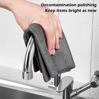 PureWipe Pro 10pcs Versatile Microfiber Cloths for Windows Car Kitchen