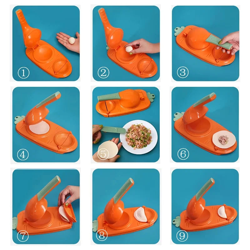 DumpliPro DuoPress – 2-in-1 Dumpling Maker Machine
