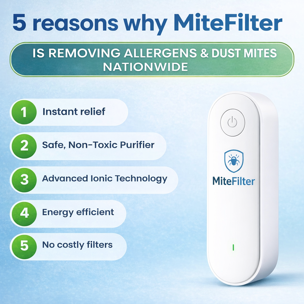 MiteFilter - Dust Mite Mini Air Purifier