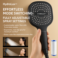 HydraPro Softener High-Pressure Filtered Shower Head