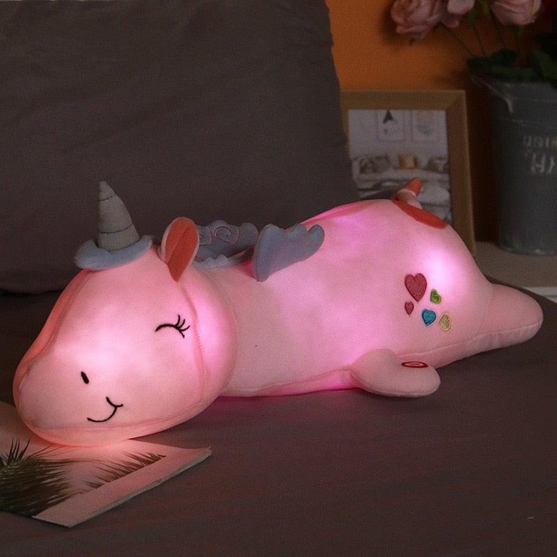 StellaCorn Glow Unicorn | Cuddly Plush Friend | Rainbow LEDs | Perfect Gift for Kids