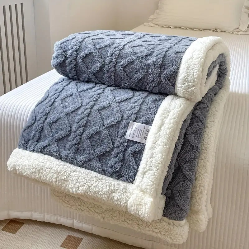CloudNest Sherpa Blanket | Reversible Soft & Cozy Comfort