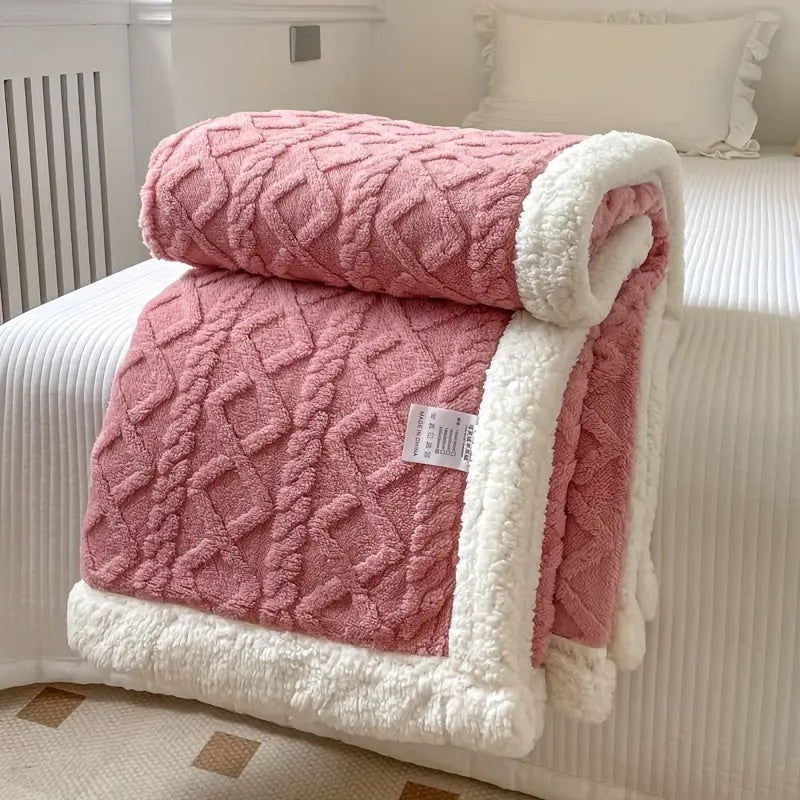 CloudNest Sherpa Blanket | Reversible Soft & Cozy Comfort