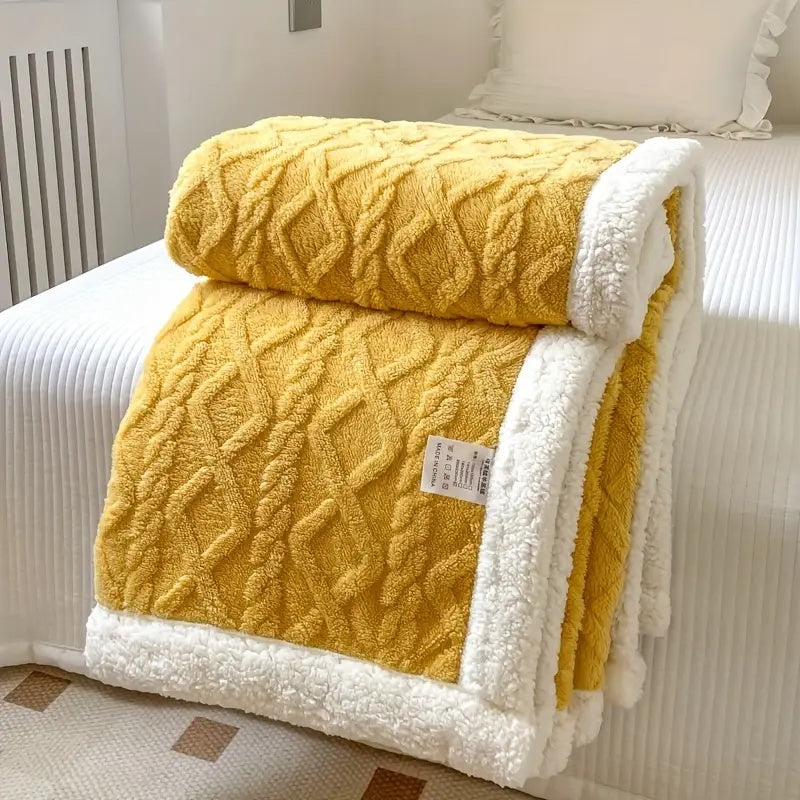 CloudNest Sherpa Blanket | Reversible Soft & Cozy Comfort
