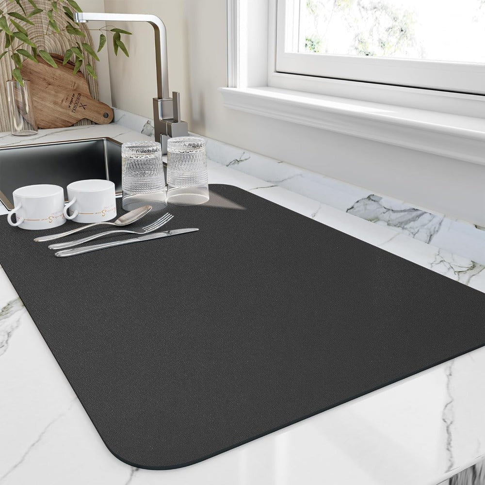 DryvaStone Quick Dry Kitchen Dish Mat