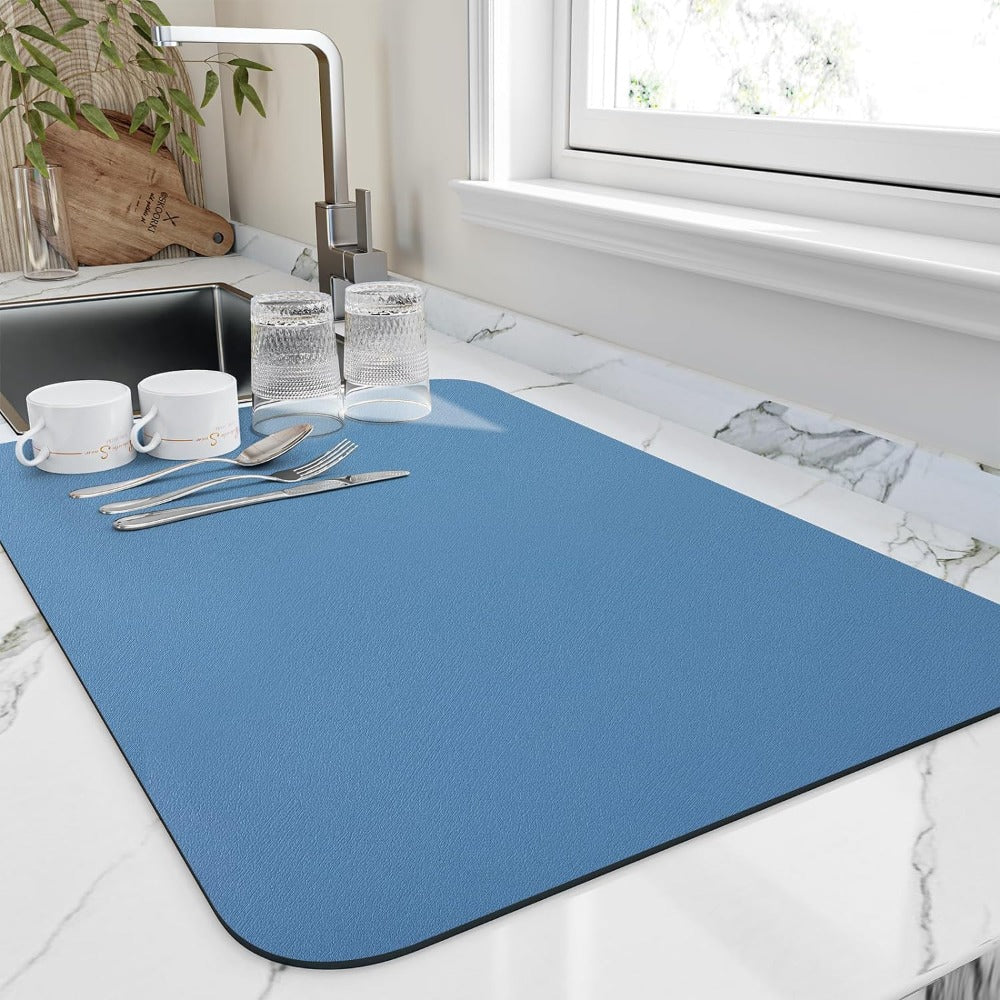 DryvaStone Quick Dry Kitchen Dish Mat