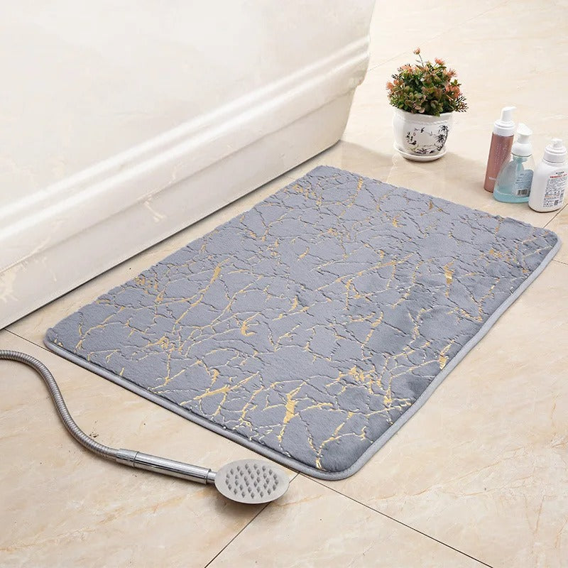 Modern Bath Mat Washable Non-Slip Rug