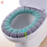 Winter Plush Toilet Seat Cover Mat