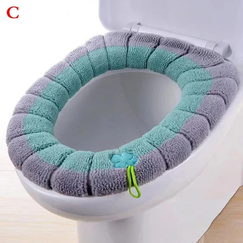 Winter Plush Toilet Seat Cover Mat