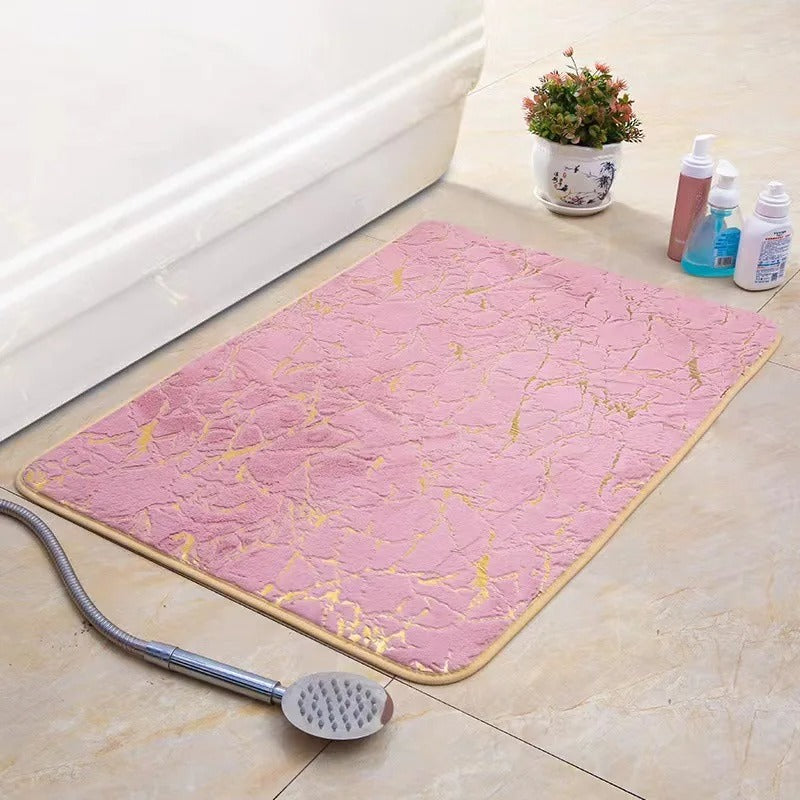 Modern Bath Mat Washable Non-Slip Rug