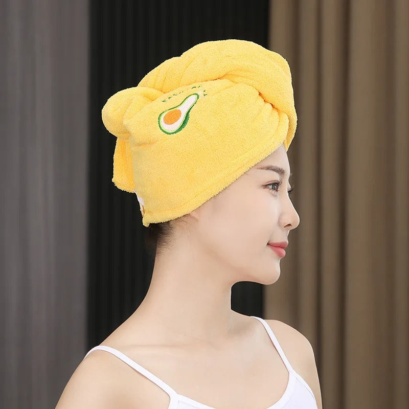 Quick Dry Hair Hat Super Absorbent Soft Towel