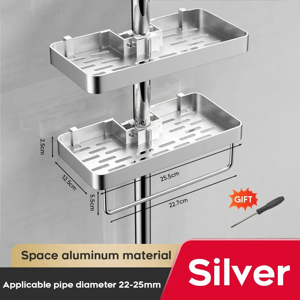 Aluminum Shower Shelf Organizer