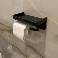 AeroHold Aluminum Alloy Toilet Paper & Phone Holder Shelf
