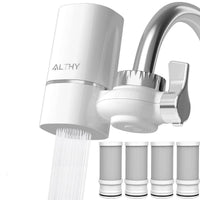 Faucet Tap Water Filter Purifier System – Reduces Lead, Chlorine & Bad Taste