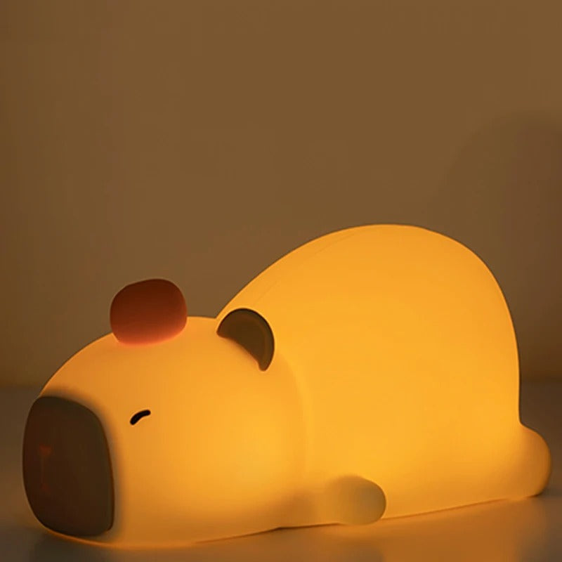 Capybara Cute Silicone LED Cartoon Night Light