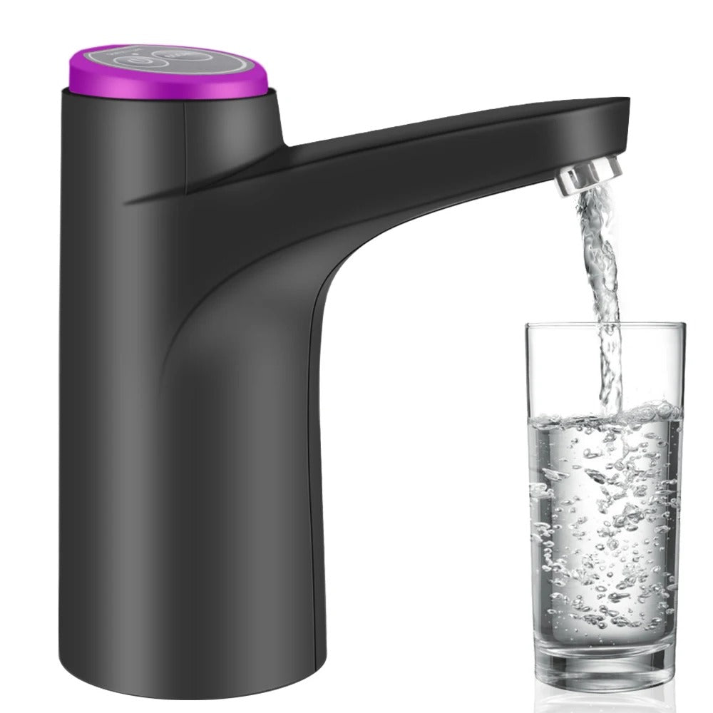 Electric Water Pump USB Rechargeable Touch Control Button Dispenser