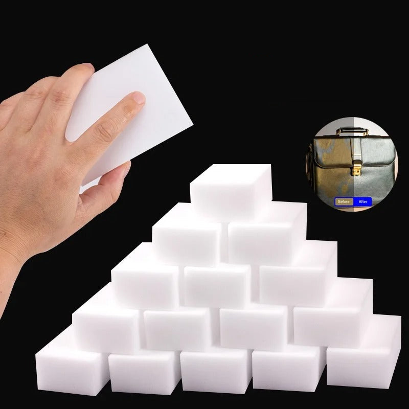 100 Pcs Melamine Sponge Magic Eraser