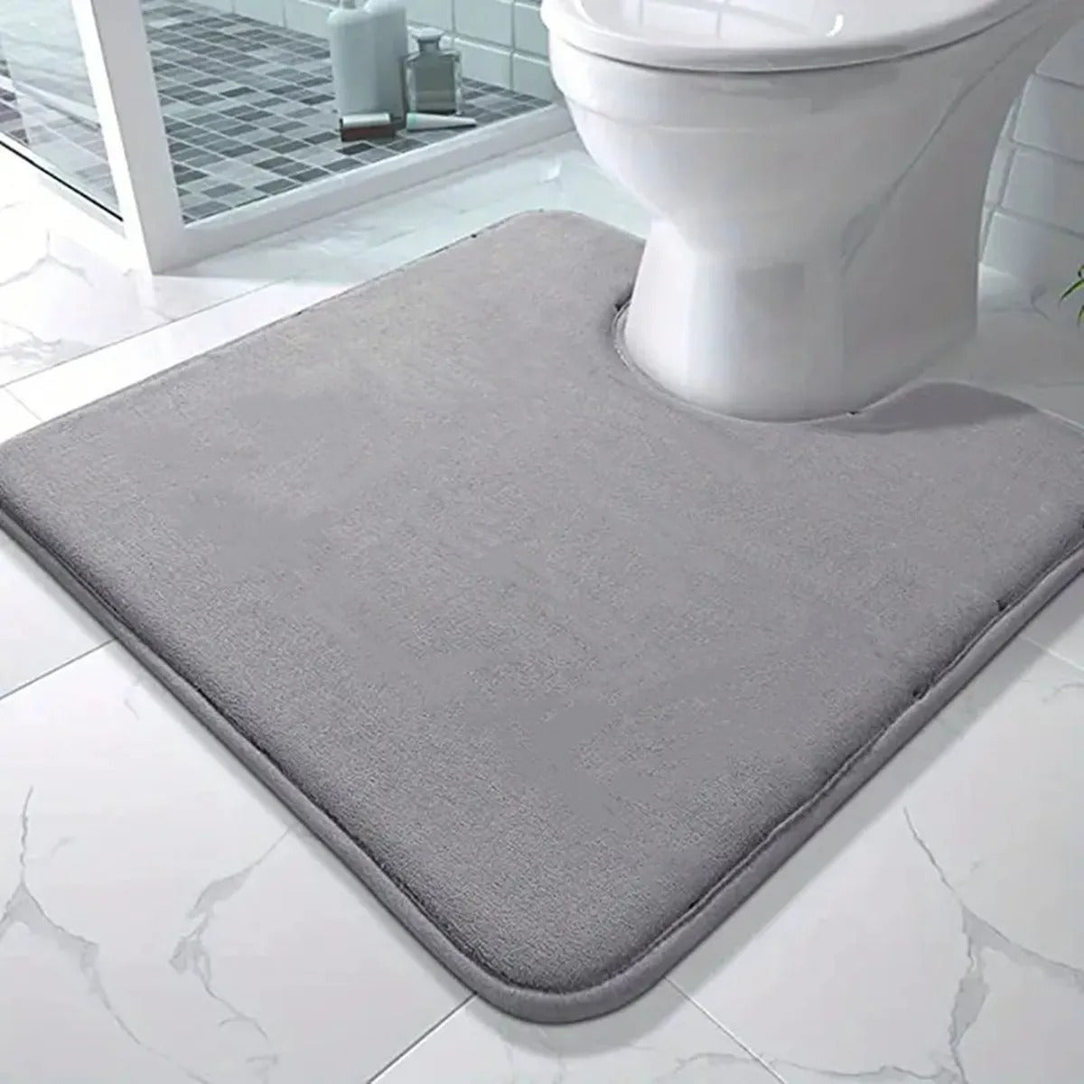 Large U-Shaped Toilet wc Mat