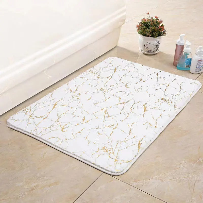 Modern Bath Mat Washable Non-Slip Rug