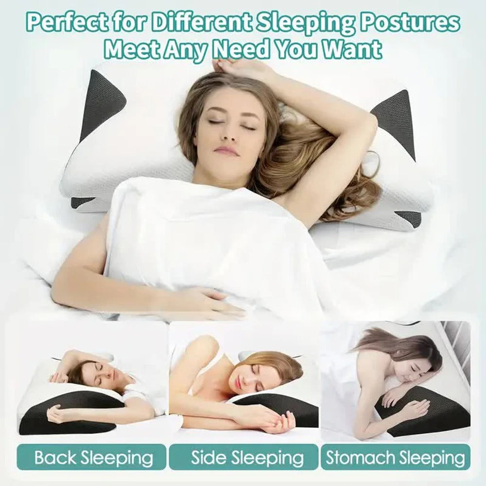 Butterfly Sleep Memory Neck Pillow Slow Rebound Comfortable Memory Foam