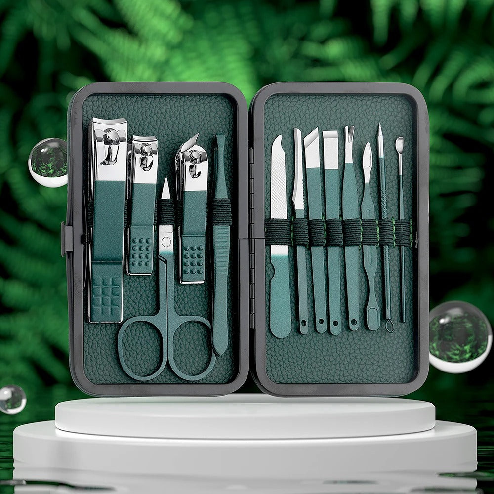 Stainless Steel Nail Cutter Kit & Pedicure Scissors Set – Portable Manicure & Pedicure