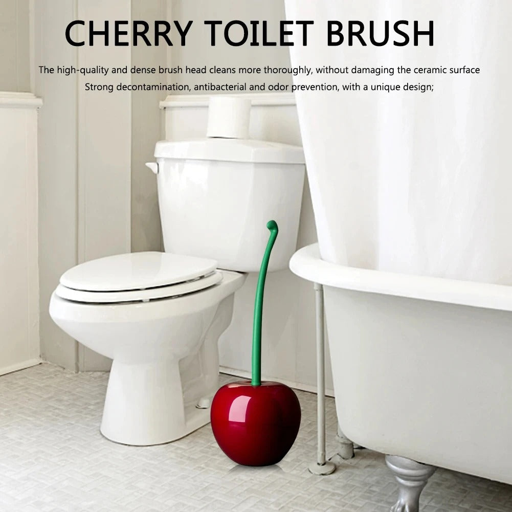 Lovely Cherry Shape Toilet Brush