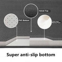 Large U-Shaped Toilet wc Mat