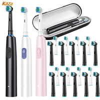 Electric Rechargeable Professional Rotary Toothbrush Set
