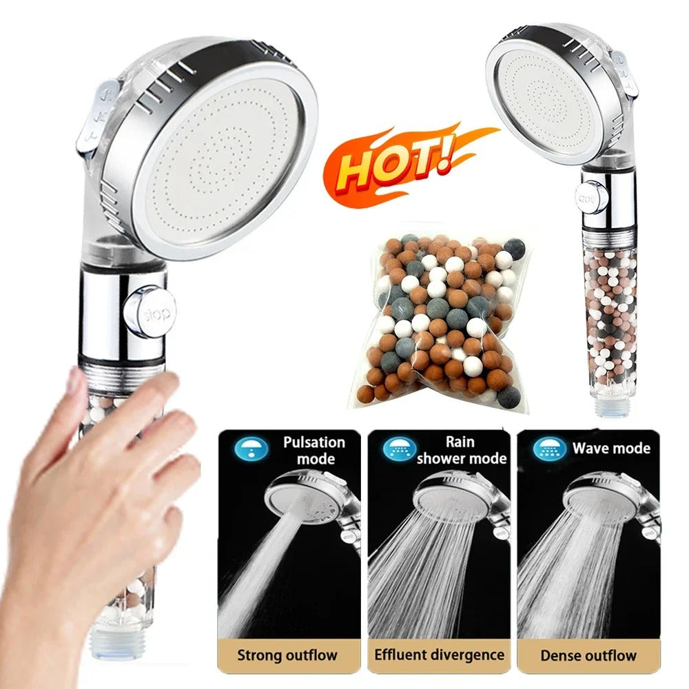 High Pressure Shower Head with Anion Filter
