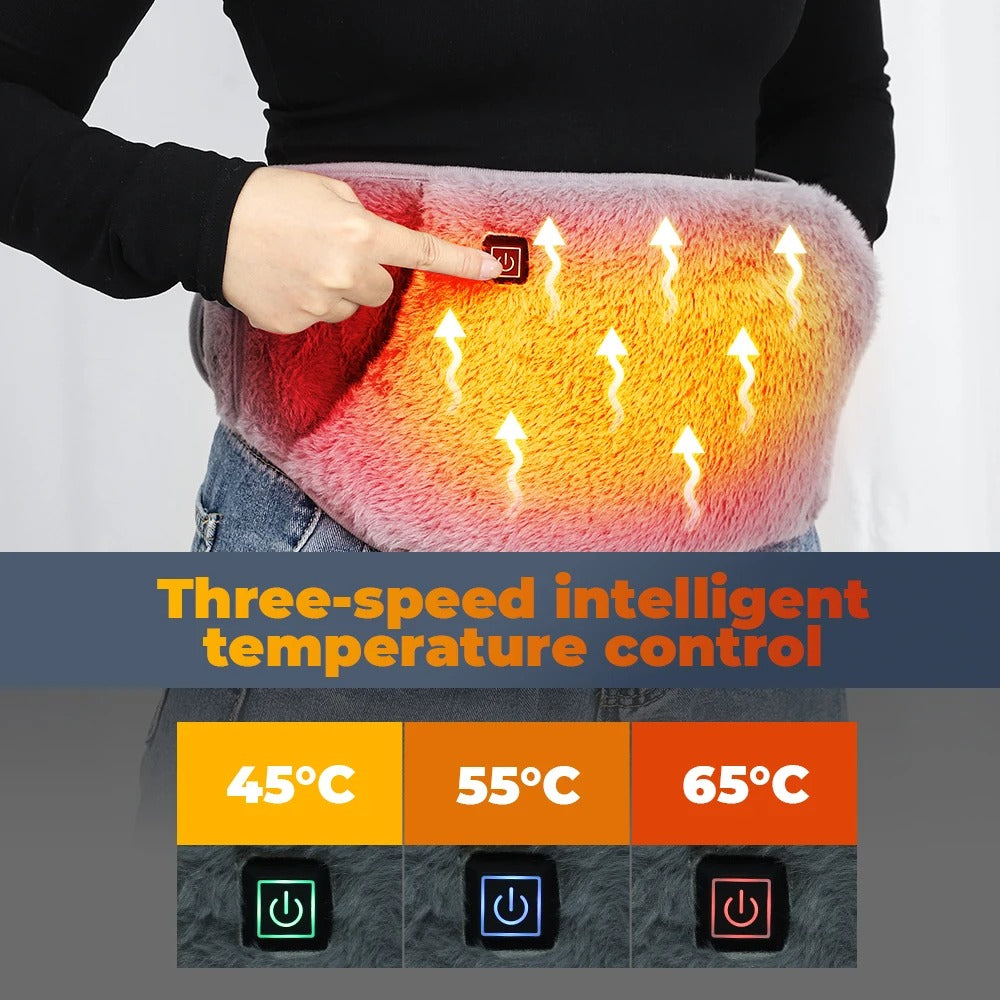 Electric Hand & Waist Warmer USB Rechargeable Winter Heater