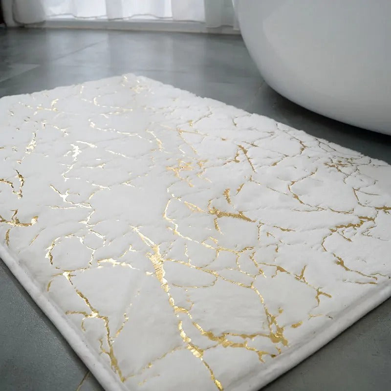 Modern Bath Mat Washable Non-Slip Rug