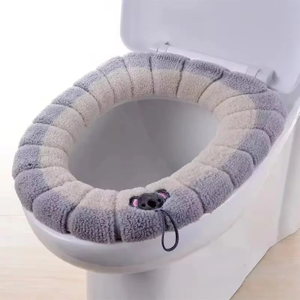 Winter Plush Toilet Seat Cover Mat
