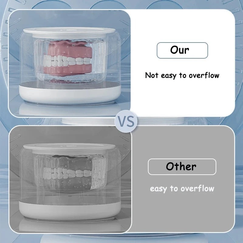 Electric Braces & Retainer Cleaning Box Multifunctional Orthodontic & Jewelry Cleaner Machine
