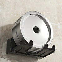 HairEase Wall-Mounted Hair Dryer & Straightener Organizer